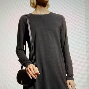Eileen Fisher soft jersey knit dress M